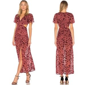 Lovers + Friends Tatum Velvet Maxi Dress